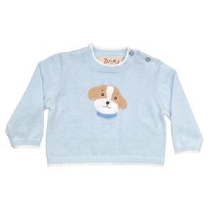 ZUBELS VGUC Knit Light Weight Dog Crewneck Sweater